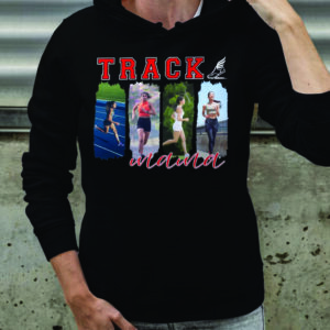 Jerzees Hoodie with Custom Track Mama