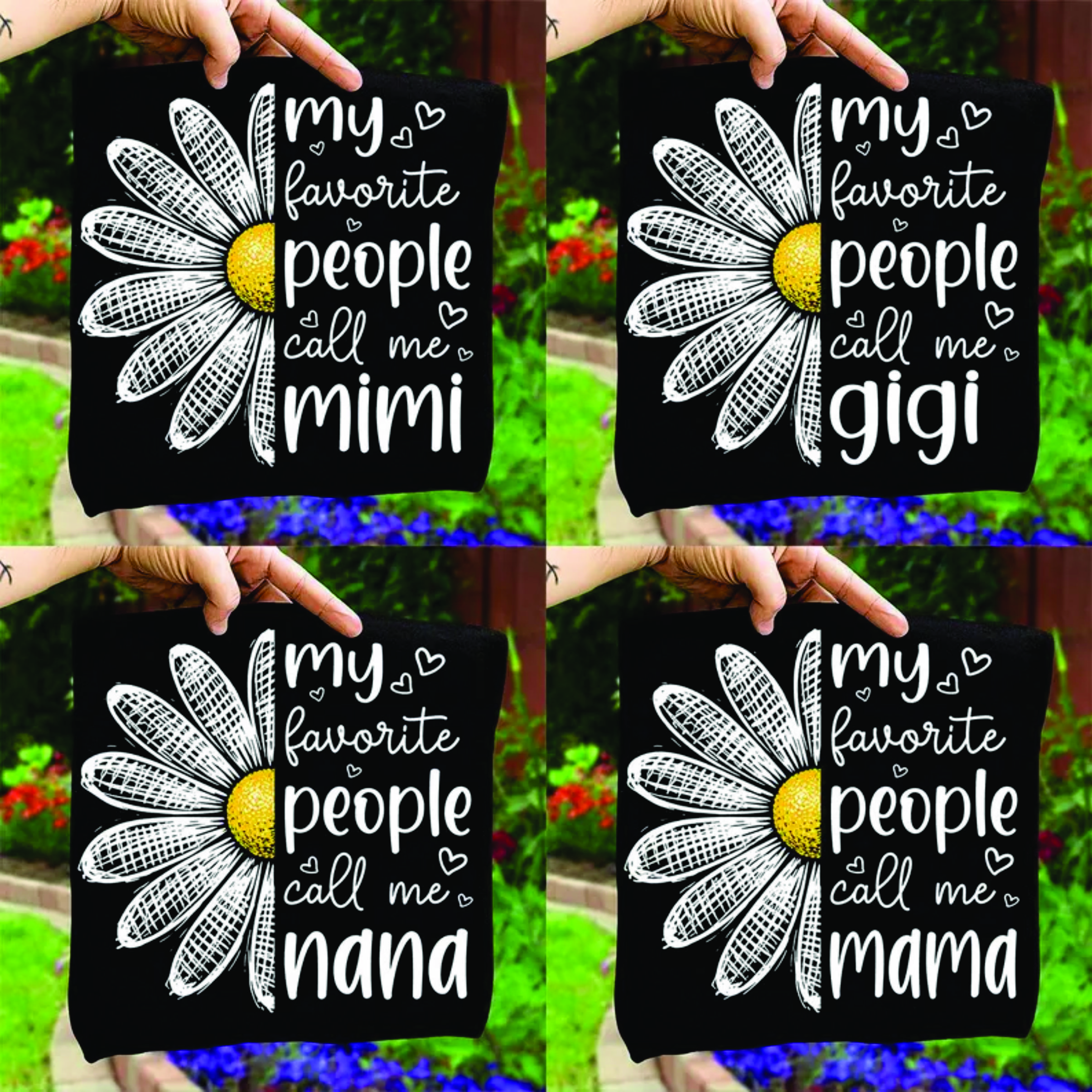 Comfort Colors with My favorite people call me CUSTOMIZED - Image 2