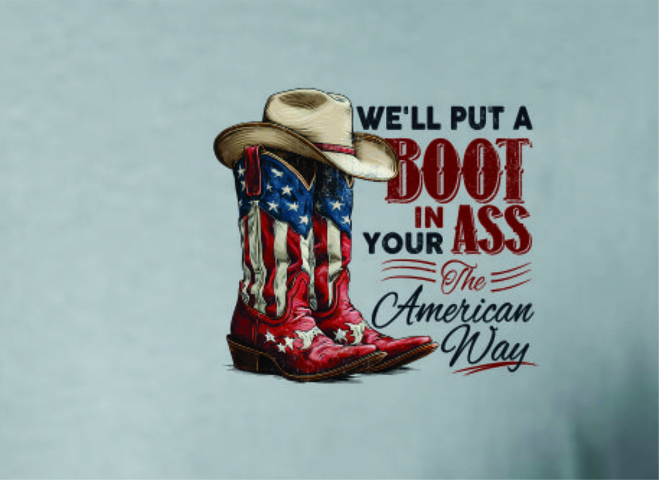 Courtesy of the Red, White, and Blue Tee - Image 3