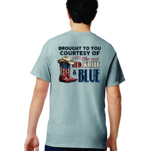 Courtesy of the Red, White, and Blue Tee