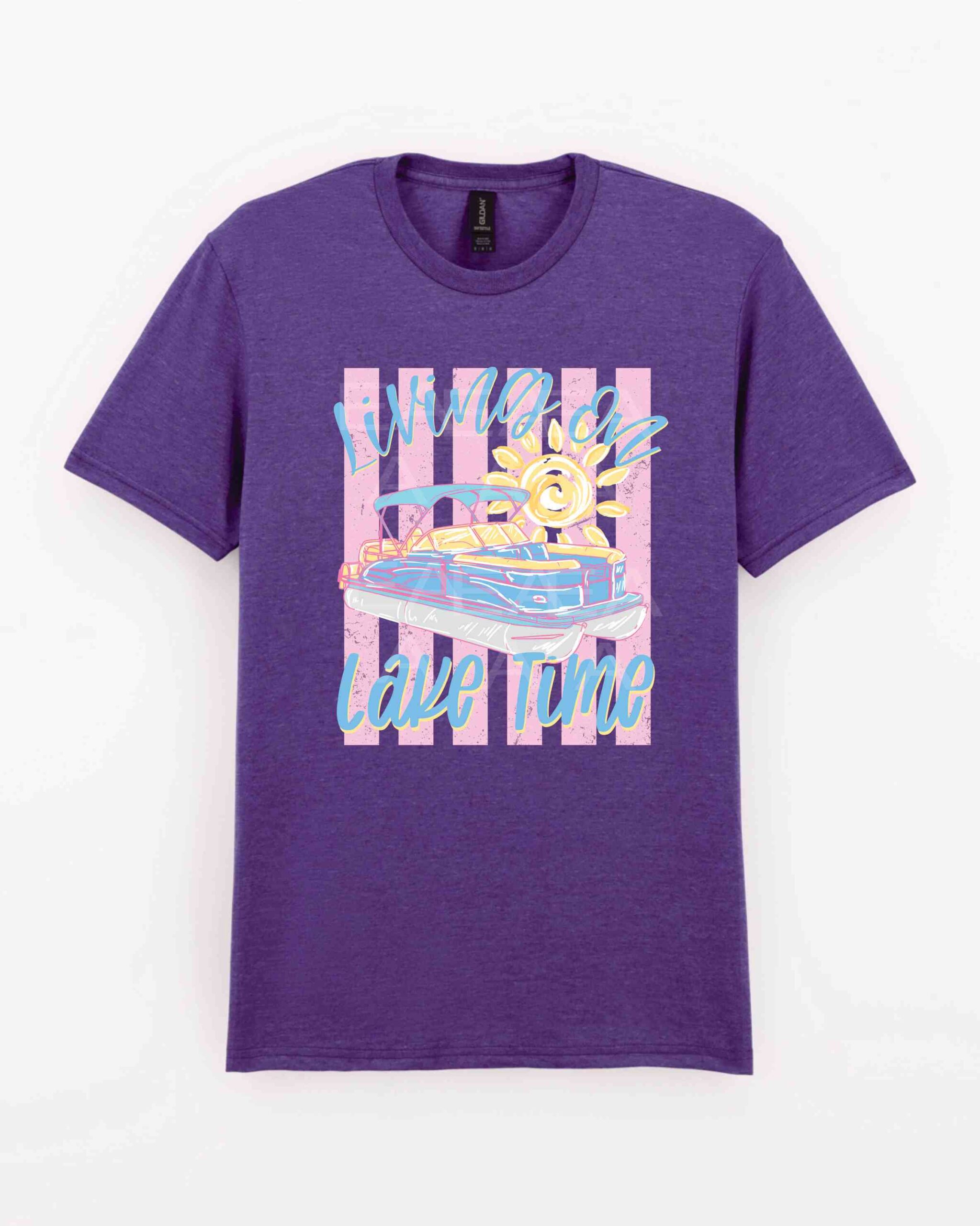Gildan Softstyle with Livin' on Lake Time